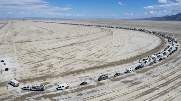 Burning Man: Thousands of partygoers allowed to leave festival after flooding