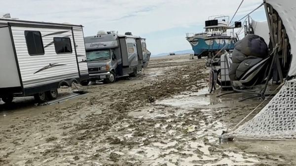 Burning Man: Thousands of partygoers allowed to leave festival after flooding