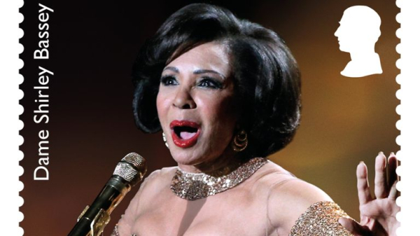 Dame Shirley Bassey stamps issued as Royal Mail celebrates Welsh singer's 70 years in showbiz Dame Shirley Bassey stamps issued as Royal Mail celebrates Welsh singer's 70 years in showbiz