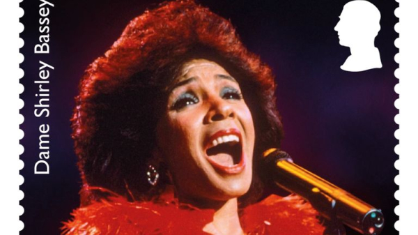 Dame Shirley Bassey stamps issued as Royal Mail celebrates Welsh singer's 70 years in showbiz Dame Shirley Bassey stamps issued as Royal Mail celebrates Welsh singer's 70 years in showbiz