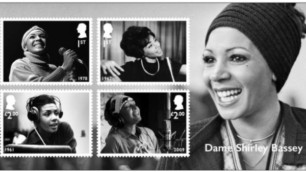 Dame Shirley Bassey stamps issued as Royal Mail celebrates Welsh singer's 70 years in showbiz Dame Shirley Bassey stamps issued as Royal Mail celebrates Welsh singer's 70 years in showbiz