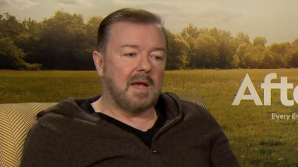 Ricky Gervais jokes 'roll on death' after falling ill during tour - and reveals bizarre symptom