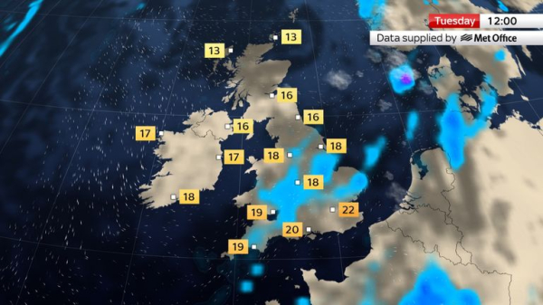 UK weather: Heatwave to reach dramatic climax today - with yellow warnings for thunderstorms in place UK weather: Heatwave to reach dramatic climax today - with yellow warnings for thunderstorms in place